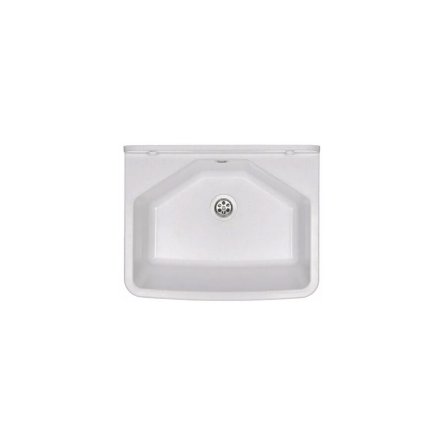 Νεροχύτης κουζίνας λευκός DRK37/46W FERRO 46x37cm