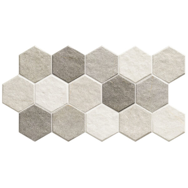 Πλακάκι HEX Stonehenge Frost KARAG 26,5x51cm