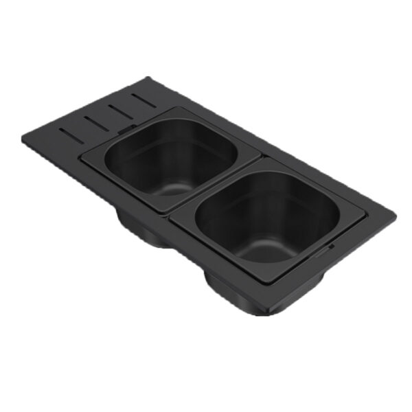 Μπολ ανοξείδωτο για νεροχύτη SINTESI Drain Black KD012100BK ELLECI