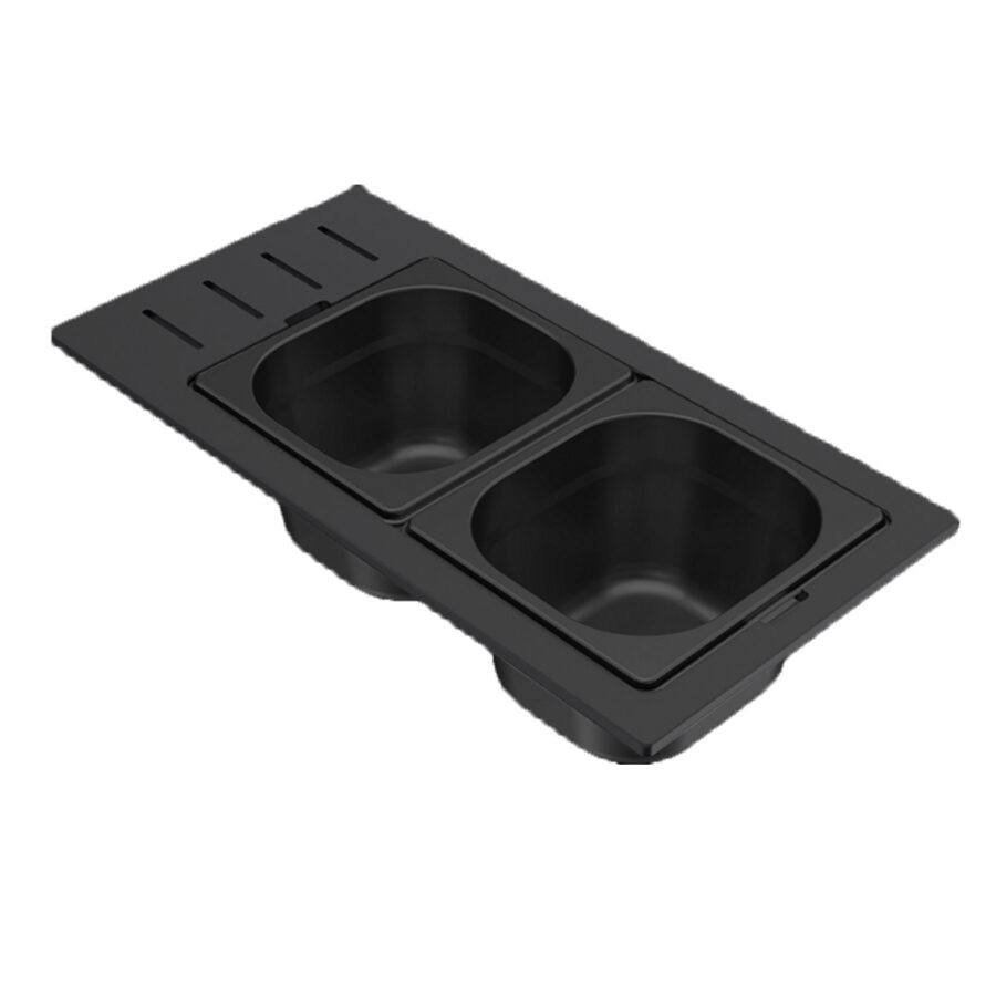 Μπολ ανοξείδωτο για νεροχύτη SINTESI Drain Black KD012100BK ELLECI