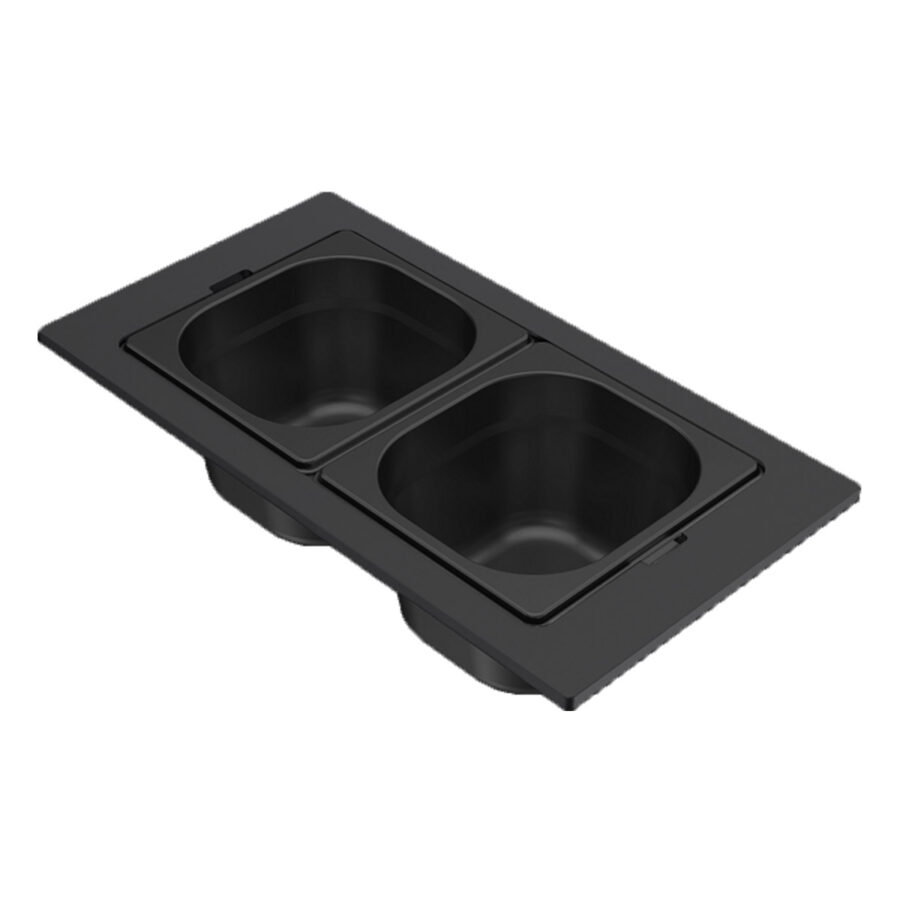 Μπολ ανοξείδωτο για νεροχύτη DIALOGO Frame Black KF022065BK ELLECI