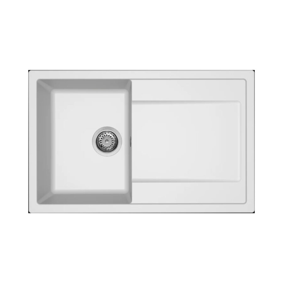 Νεροχύτης κουζίνας LIFE 300 Bianco 68 ELLECI 79x50cm