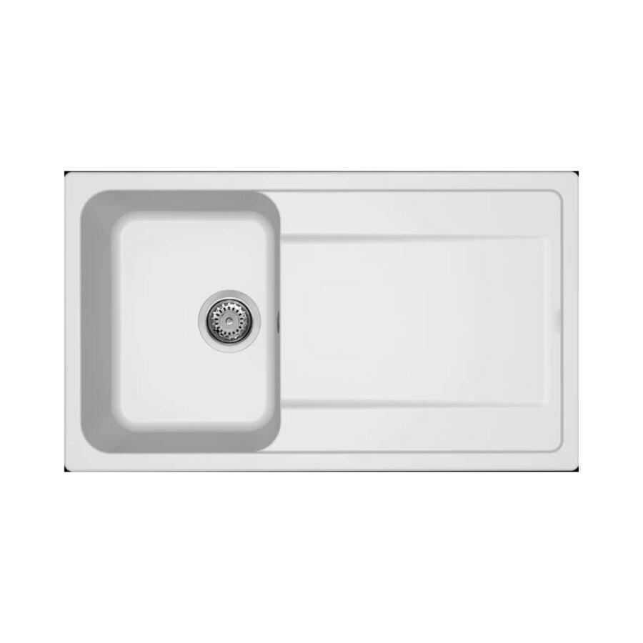 Νεροχύτης κουζίνας LIFE 400 Bianco 68 ELLECI 86x50cm