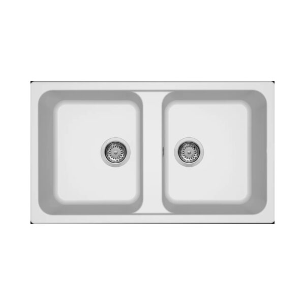 Νεροχύτης κουζίνας LIFE 450 Bianco 68 ELLECI 86x50cm