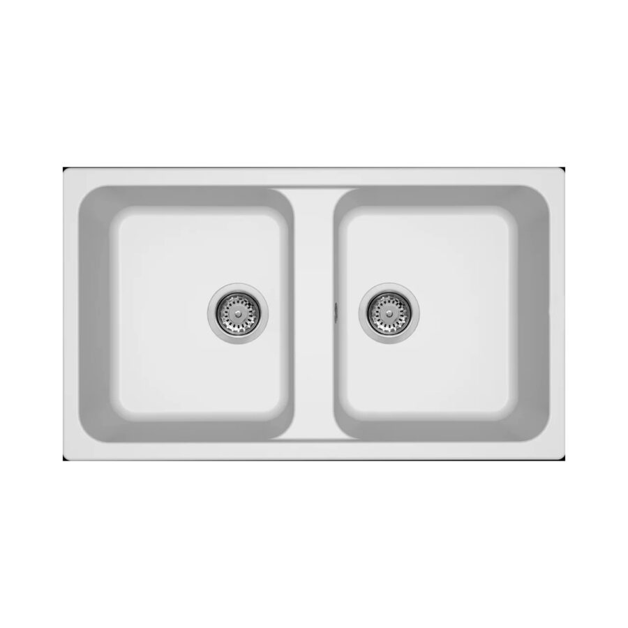 Νεροχύτης κουζίνας LIFE 450 Bianco 68 ELLECI 86x50cm