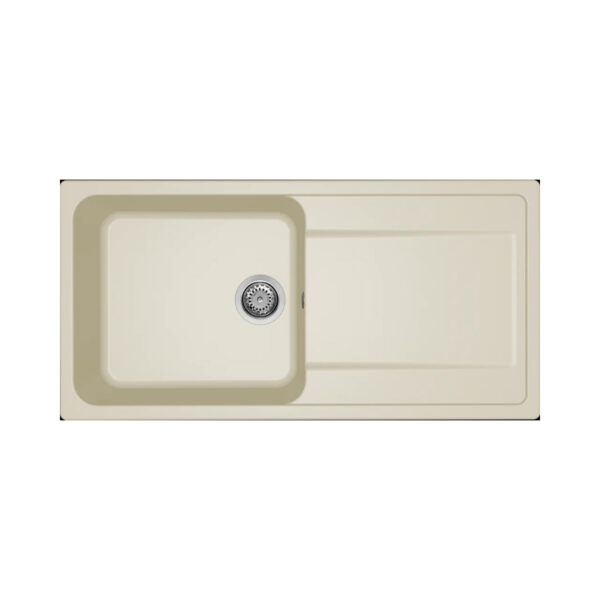 Νεροχύτης κουζίνας LIFE 480 Bianco Antico 62 ELLECI 100x50cm