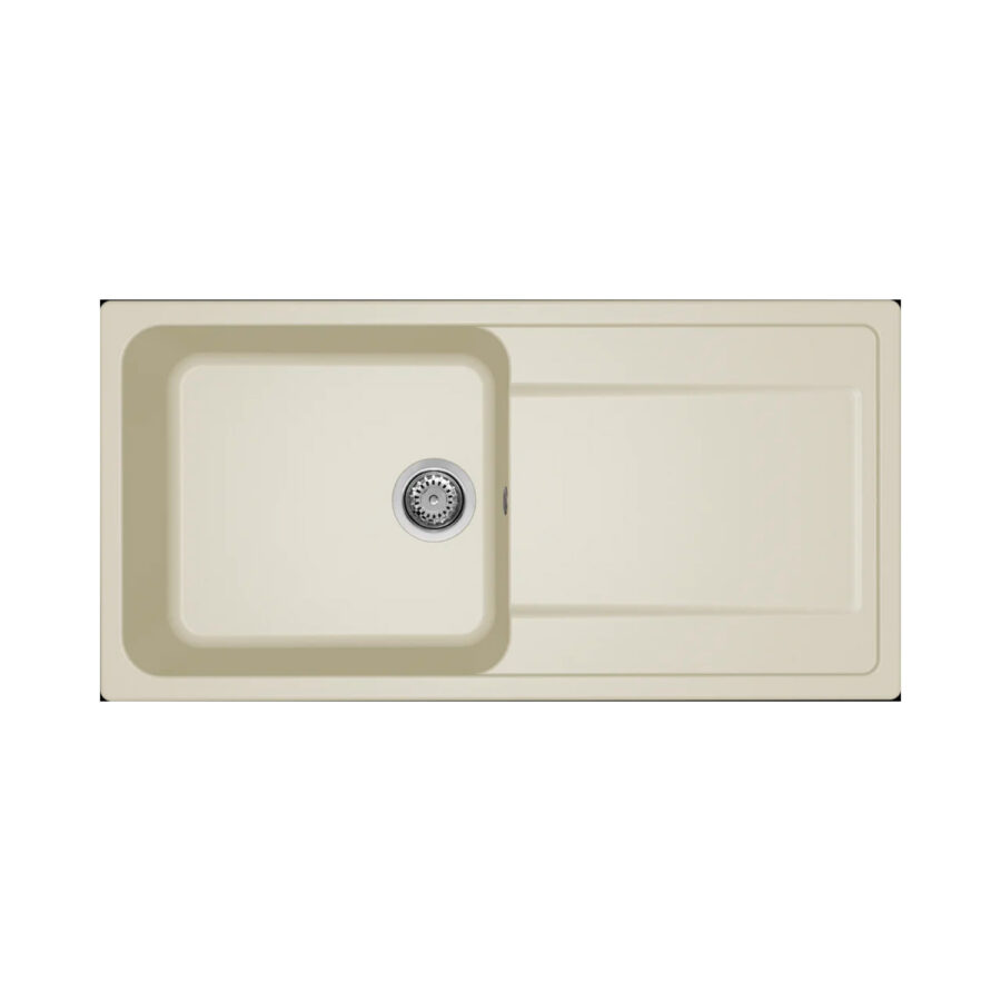 Νεροχύτης κουζίνας LIFE 480 Bianco Antico 62 ELLECI 100x50cm