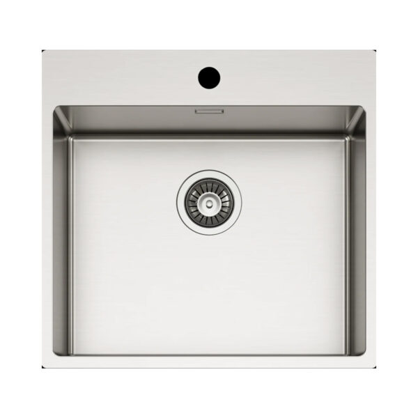 Νεροχύτης κουζίνας ανοξείδωτος COMPASS 500 Satinato ELLECI 54x51cm