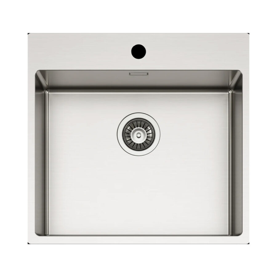 Νεροχύτης κουζίνας ανοξείδωτος COMPASS 500 Satinato ELLECI 54x51cm