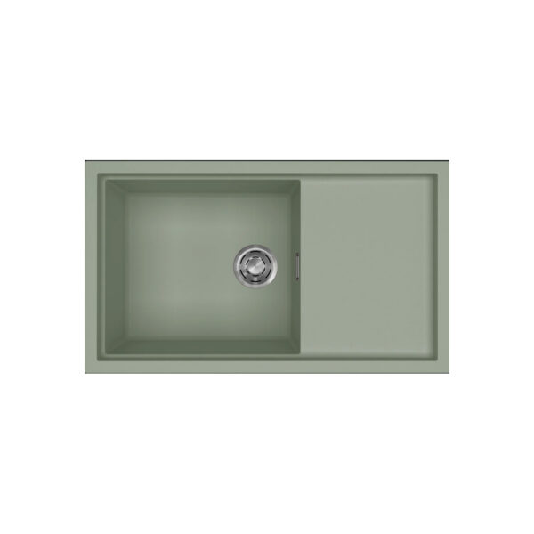 Νεροχύτης κουζίνας SINTESI 410 Sage Green 82 ELLECI 86x50cm