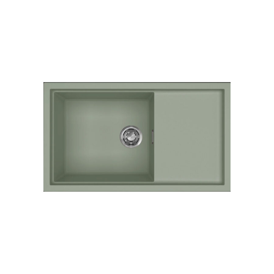 Νεροχύτης κουζίνας SINTESI 410 Sage Green 82 ELLECI 86x50cm