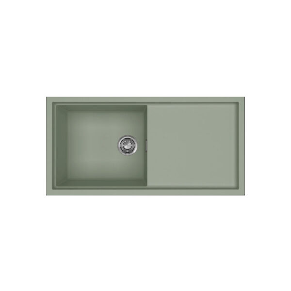 Νεροχύτης κουζίνας SINTESI 480 Sage Green 82 ELLECI 100x50cm