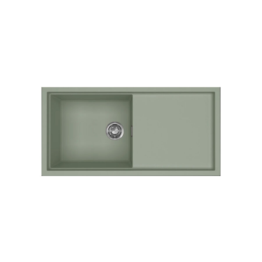 Νεροχύτης κουζίνας SINTESI 480 Sage Green 82 ELLECI 100x50cm