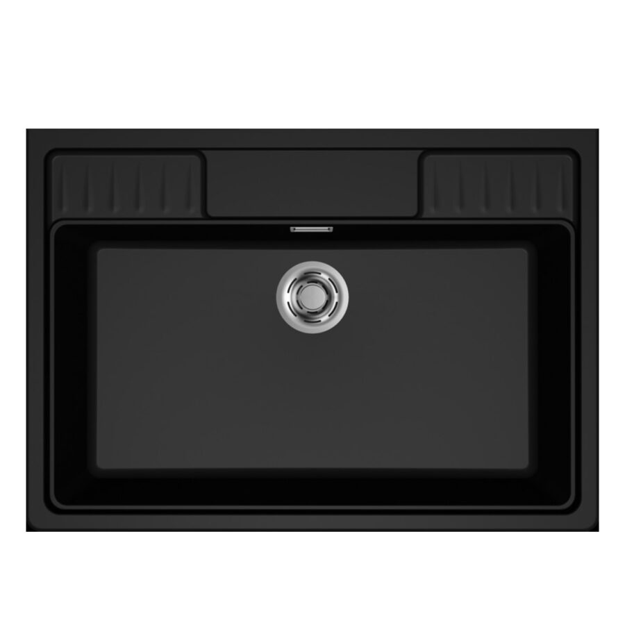 Νεροχύτης κουζίνας SPAZIO 900 Black 86 ELLECI 90x63,5cm
