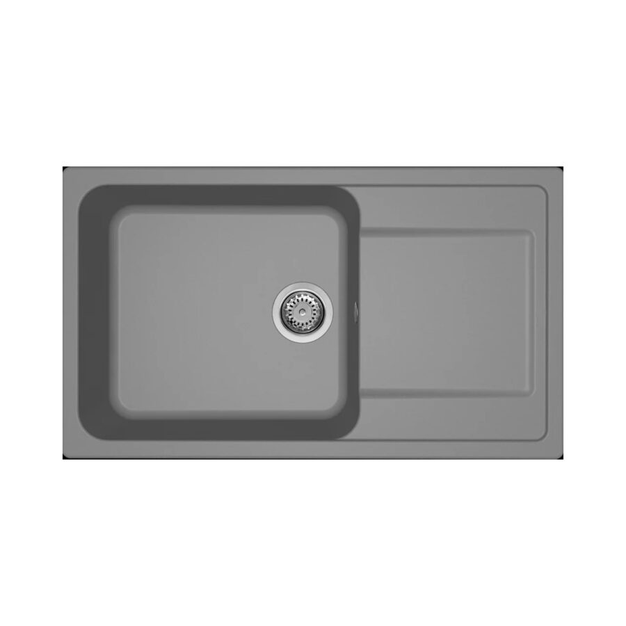 Νεροχύτης κουζίνας LIFE 410 Titanium 73 ELLECI 86x50cm