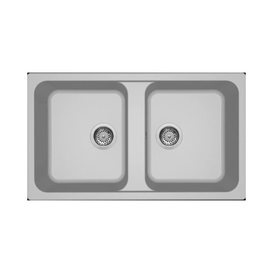 Νεροχύτης κουζίνας LIFE 450 Aluminium 79 ELLECI 86x50cm