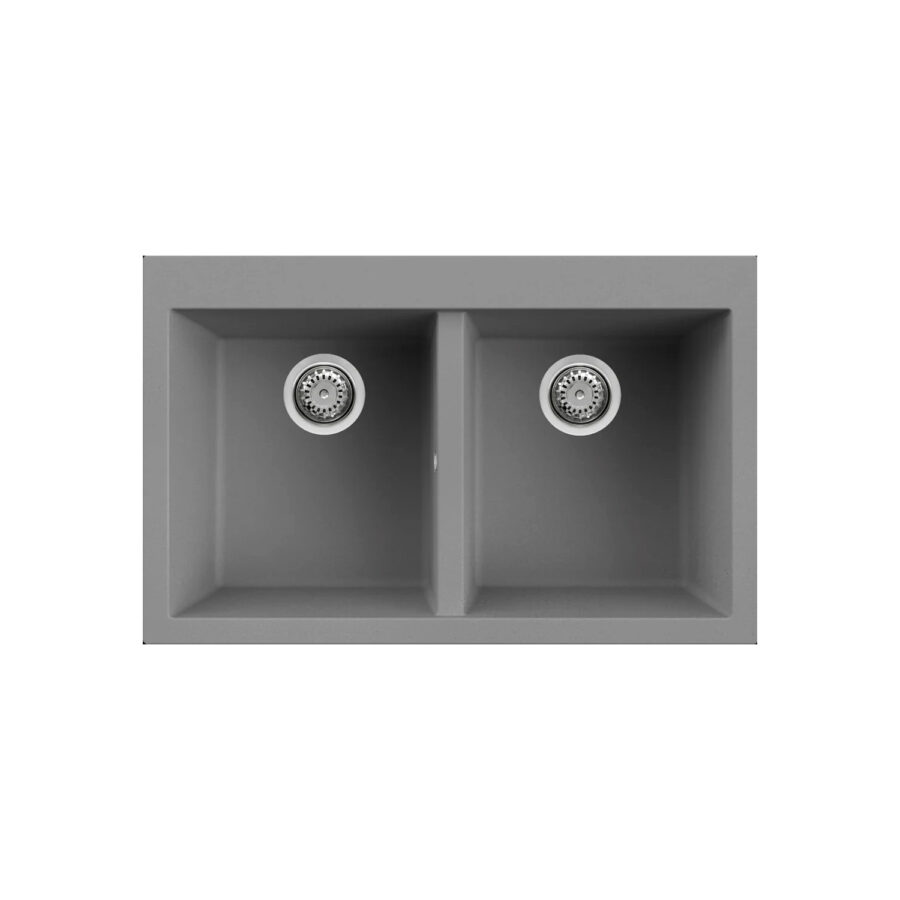Νεροχύτης κουζίνας QUADRA 350 Titanium 73 ELLECI 79x50cm