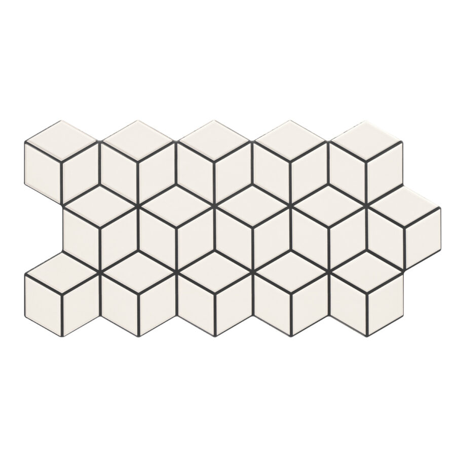 Πλακάκι RHOMBUS Snow KARAG 26,5x51cm