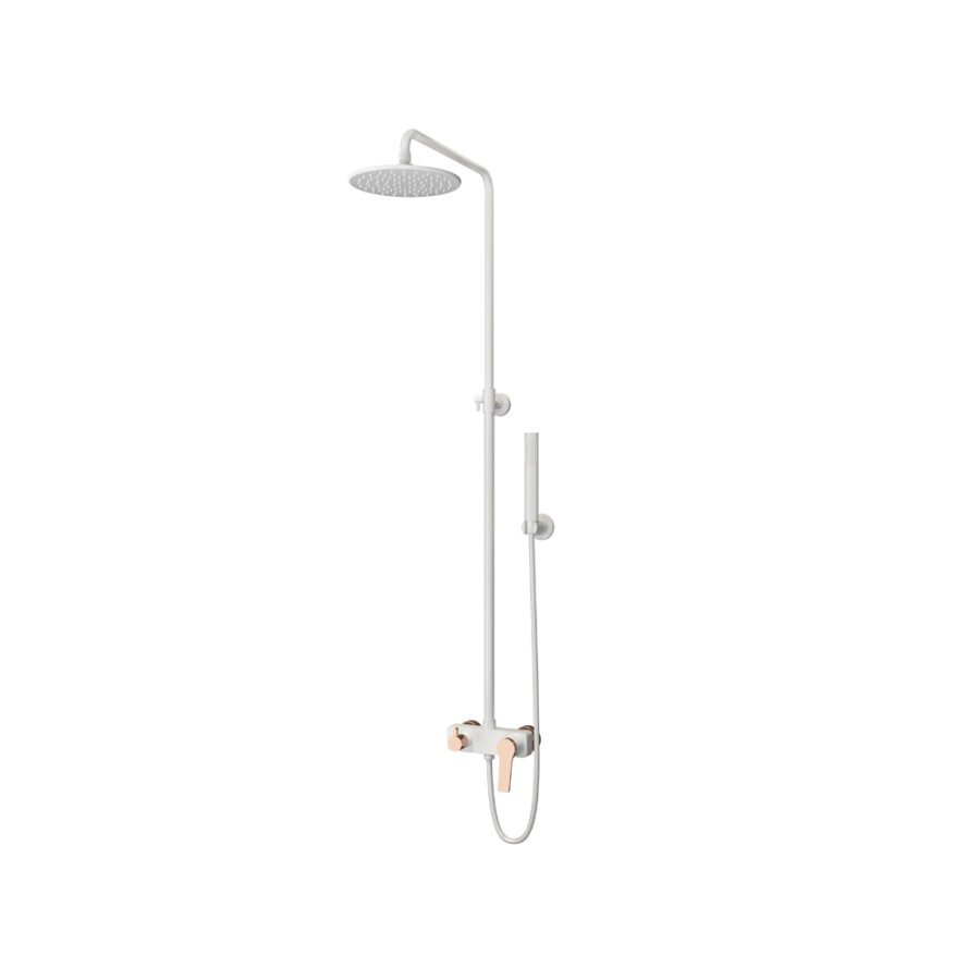 Μπαταρία σταθερού ντους ANDARE Bianco Rose Gold WNW33R98PH-RG KARAG