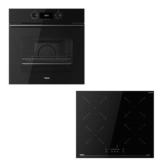 SET ΦΟΥΡΝΟΣ HLB 8400 FBK + ΕΠΑΓΩΓΙΚΗ ΕΣΤΙΑ IBC 64110 SSM ΒΚ