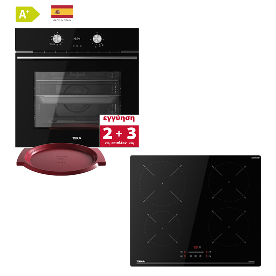 SET ΦΟΥΡΝΟΣ HLB 8418 Ρ ΒΚ EASYSTEAM + ΕΠΑΓΩΓΙΚΗ ΕΣΤΙΑ IBC 64110 SSM ΒΚ