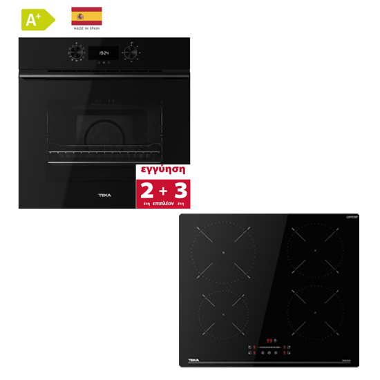 SET ΦΟΥΡΝΟΣ HLB 8400 FBK + ΕΠΑΓΩΓΙΚΗ ΕΣΤΙΑ IBC 64110 SSM ΒΚ