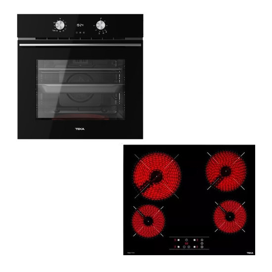 SET ΦΟΥΡΝΟΣ HLB 8408 EASYSTEAM + ΚΕΡΑΜΙΚΗ ΕΣΤΙΑ TBC 64010