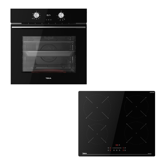 SET ΦΟΥΡΝΟΣ HLB 8408 EASYSTEAM + ΕΠΑΓΩΓΙΚΗ ΕΣΤΙΑ IBC 64110 SSM ΒΚ