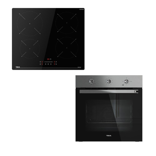 SET ΦΟΥΡΝΟΣ HSB 6160 SS + ΕΠΑΓΩΓΙΚΗ ΕΣΤΙΑ IBC 64110 SSM ΒΚ