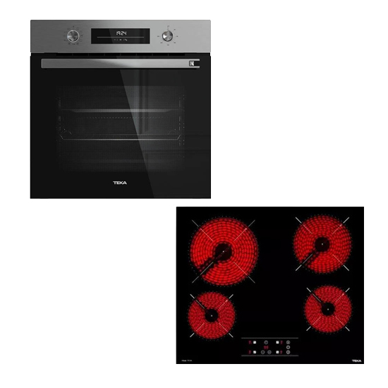 SET ΦΟΥΡΝΟΣ HSB 6466 SS + ΚΕΡΑΜΙΚΗ ΕΣΤΙΑ TBC 64010