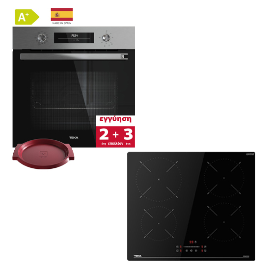 SET ΦΟΥΡΝΟΣ HSB 6468 SS EASYSTEAM + ΕΠΑΓΩΓΙΚΗ ΕΣΤΙΑ IBC 64110 SSM ΒΚ